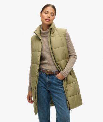 Gilet quilted long