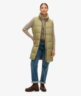 Gilet quilted long