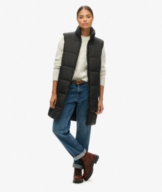 Gilet quilted long