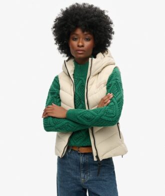 Gilet rembourré en microfibre Hooded
