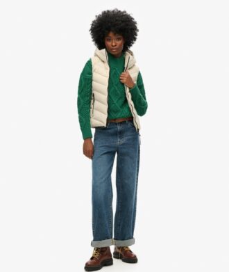 Gilet rembourré en microfibre Hooded
