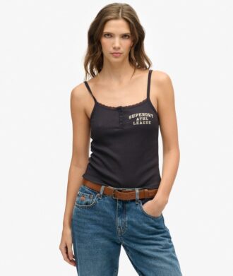 Haut à boutons et imprimé Athletic Essentials