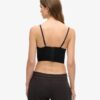 Haut corset en satin et dentelle Haut corset en satin et dentelle