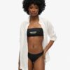 Haut de bikini bandeau à logo Haut de bikini bandeau à logo
