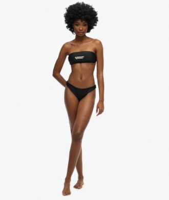 Haut de bikini bandeau à logo
