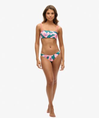 Haut de bikini bandeau tropical