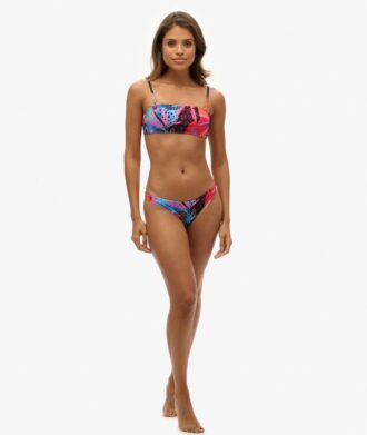 Haut de bikini bandeau tropical