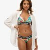 Haut de bikini triangle avec logo Haut de bikini triangle avec logo