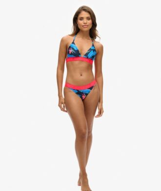 Haut de bikini triangle avec logo