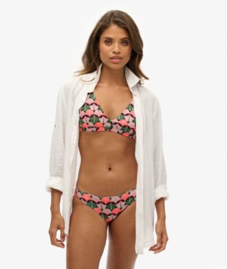 Haut de bikini triangle à dos croisé