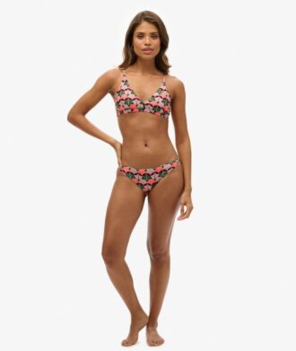 Haut de bikini triangle à dos croisé