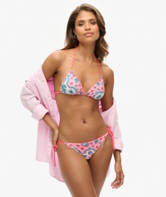 Haut de bikini triangle à ficelles