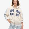 Haut de survêtement ample zippé avec appliques Athletic Essentials Haut de survêtement ample zippé avec appliques Athletic Essentials