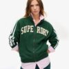 Haut de survêtement ample zippé avec appliques Athletic Essentials Haut de survêtement ample zippé avec appliques Athletic Essentials