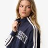 Haut de survêtement ample zippé avec appliques Athletic Essentials Haut de survêtement ample zippé avec appliques Athletic Essentials