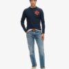 Haut Henley à manches longues style athlétique Vintage Haut Henley à manches longues style athlétique Vintage