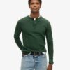 Haut Henley texturé Vintage Haut Henley texturé Vintage