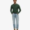 Haut Henley texturé Vintage Haut Henley texturé Vintage