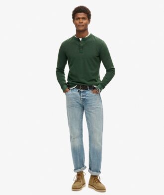 Haut Henley texturé Vintage