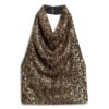 Haut à paillettes et encolure dos nu Haut à paillettes et encolure dos nu