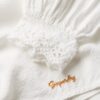 Haut tissé à bordure en dentelle Haut tissé à bordure en dentelle