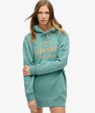 Hooded Metallic Logo Robe