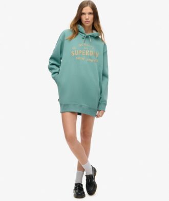 Hooded Metallic Logo Robe