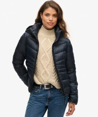 Hooded Quilted Padded Jacket