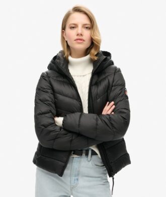 Hooded Quilted Padded Jacket