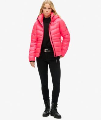 Hooded Quilted Padded Jacket