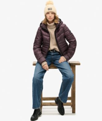 Hooded Quilted Padded Jacket