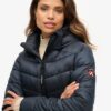 Hooded Quilted Padded Jacket Hooded Quilted Padded Jacket