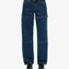 Jeans de charpentier en denim taille mi-haute en Organic Cotton Jeans de charpentier en denim taille mi-haute en Organic Cotton