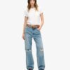 Jeans à jambes larges en Organic Cotton Jeans à jambes larges en Organic Cotton