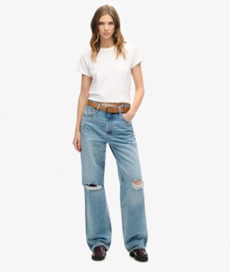Jeans à jambes larges en Organic Cotton
