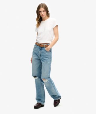 Jeans à jambes larges en Organic Cotton