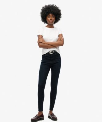 Jeans skinny taille haute en Organic Cotton