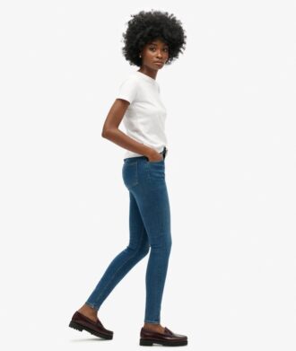 Jeans skinny taille haute en Organic Cotton