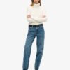 Jeans taille moyenne à jambes larges Jeans taille moyenne à jambes larges