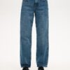 Jeans taille moyenne à jambes larges Jeans taille moyenne à jambes larges