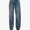 Jeans taille moyenne à jambes larges Jeans taille moyenne à jambes larges