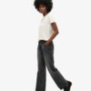 Jeans taille moyenne à jambes larges Jeans taille moyenne à jambes larges