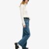 Jeans taille moyenne à jambes larges Jeans taille moyenne à jambes larges