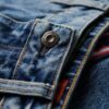 Jeans taille moyenne à jambes larges Jeans taille moyenne à jambes larges