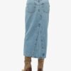 Jupe longue en denim fendue Jupe longue en denim fendue