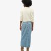 Jupe longue en denim fendue Jupe longue en denim fendue