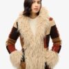 Long manteau afghan en patchwork Long manteau afghan en patchwork