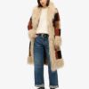 Long manteau afghan en patchwork Long manteau afghan en patchwork
