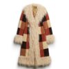 Long manteau afghan en patchwork Long manteau afghan en patchwork