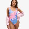 Maillot de bain dos nu imprimé Maillot de bain dos nu imprimé